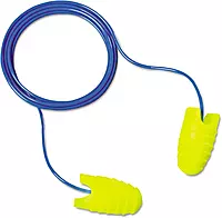 3M E-A-Rsoft Grippers Corded Earplugs, Foam Bullet, NRR 31 dB, 200 Pair