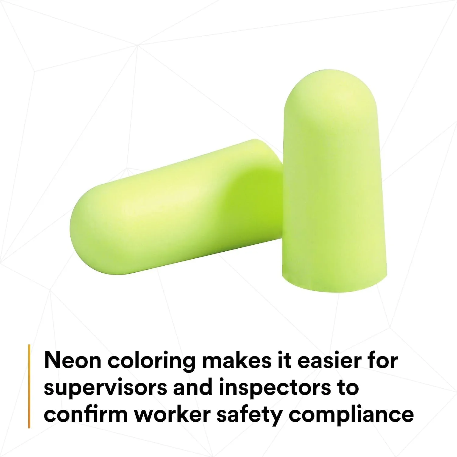 3M E-A-Rsoft Yellow Neons Uncorded Foam Ear Plugs