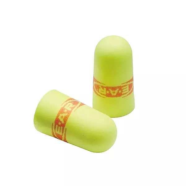 3M Ear Plugs, 200 Pairs/Box, E-A-Rsoft SuperFit 312-1256, Uncorded, Disposable, Foam, NRR 33, Drilling, Grinding, Machining