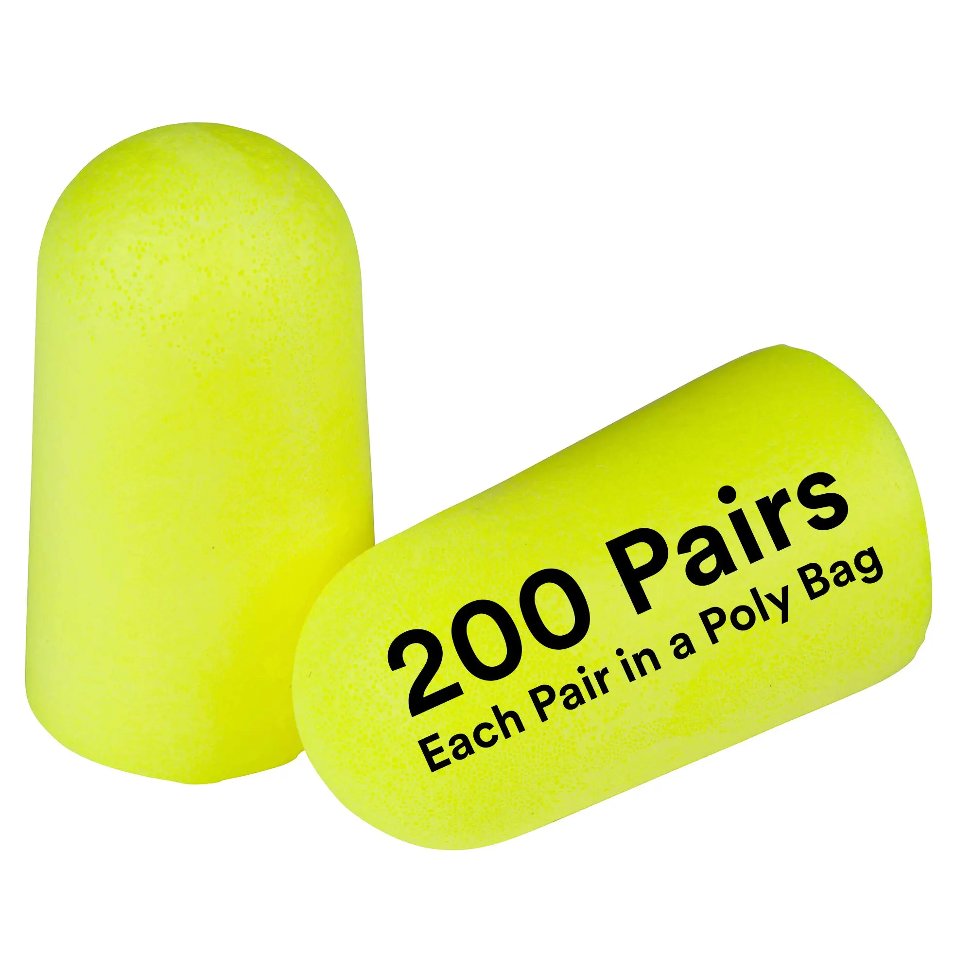 3M E-A-Rsoft Yellow Neons Uncorded Foam Ear Plugs