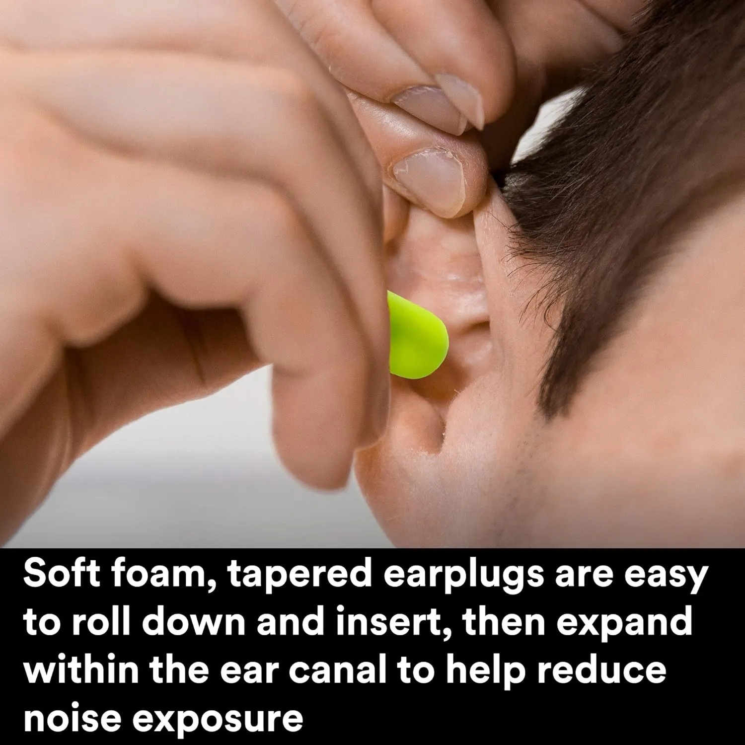 3M E-A-Rsoft Yellow Neons Uncorded Foam Ear Plugs