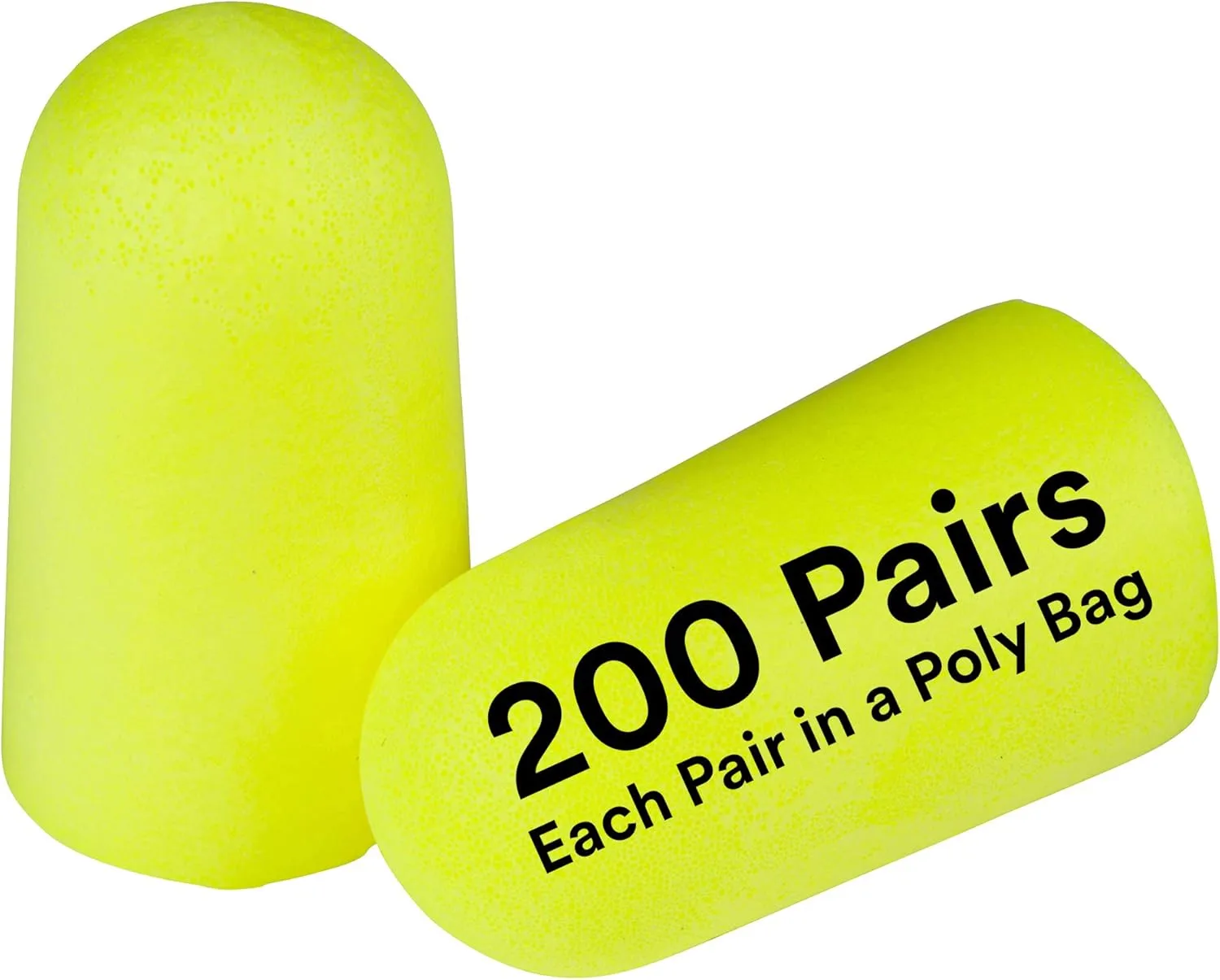 3M E-A-Rsoft Yellow Neons Uncorded Foam Ear Plugs