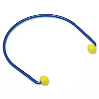 3M E-A-R Caps Blue and Yellow Under Chin Banded Earplugs