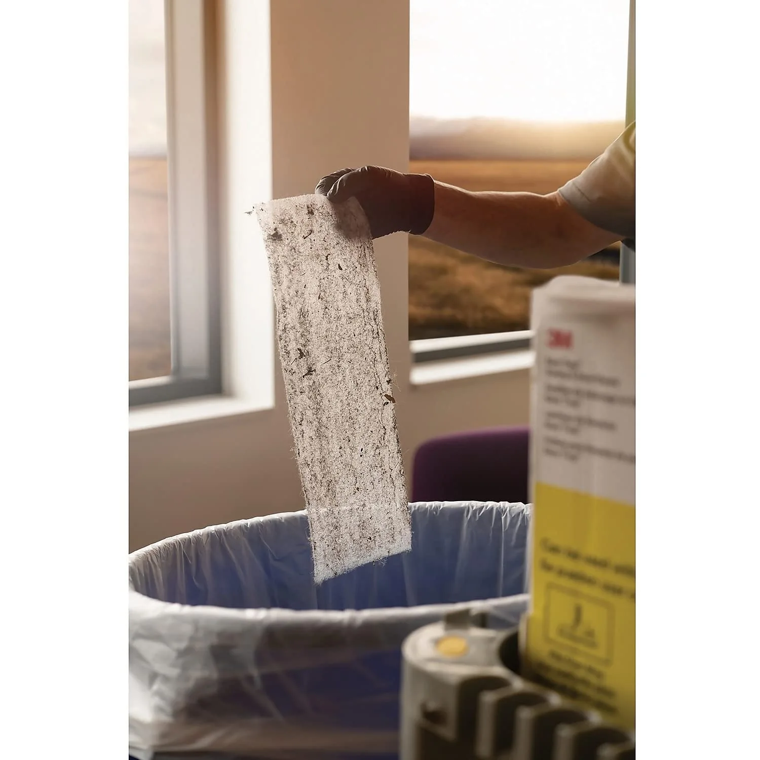 3M Easy Trap Duster Sweep and Dust Sheets, 5" x 6" Sheets, 60 Sheets/Roll