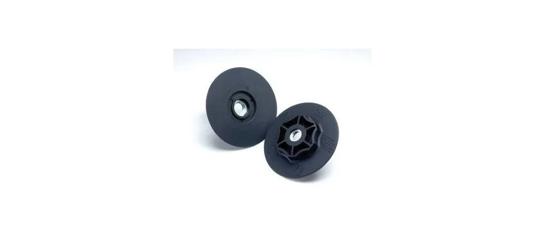 3M Fibre Disc Backup Pad - For Angle Grinder - TN Quick Change - Metal Grinding Disc Pad - 4.5" x 5/8-11 Thread - 2140 Black