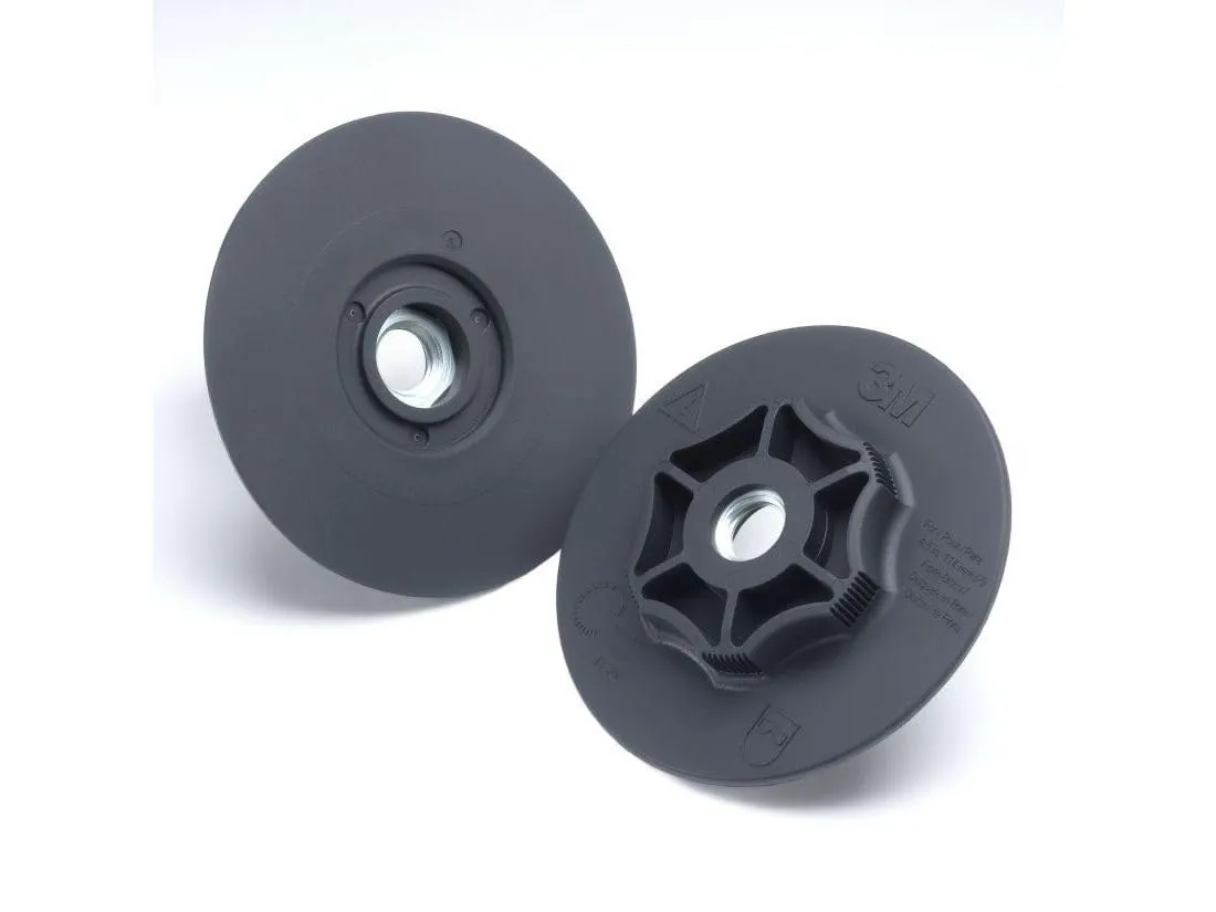 3M Fibre Disc Backup Pad - For Angle Grinder - TN Quick Change - Metal Grinding Disc Pad - 4.5" x 5/8-11 Thread - 2140 Black