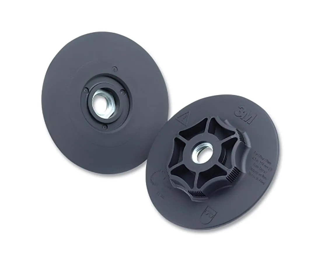3M Fibre Disc Backup Pad - For Angle Grinder - TN Quick Change - Metal Grinding Disc Pad - 4.5" x 5/8-11 Thread - 2140 Black