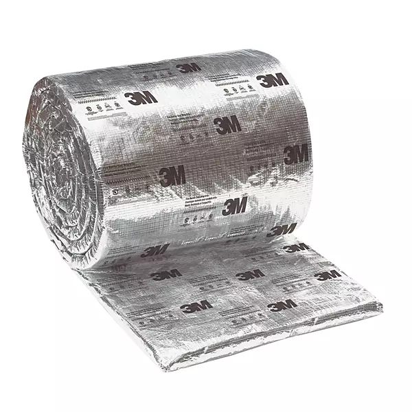 3M Fire Barrier Duct Wrap 615+, Space-Saving, Commercial Kitchen Grease and Ventilation Ducts Applications, 24 in x 25 ft