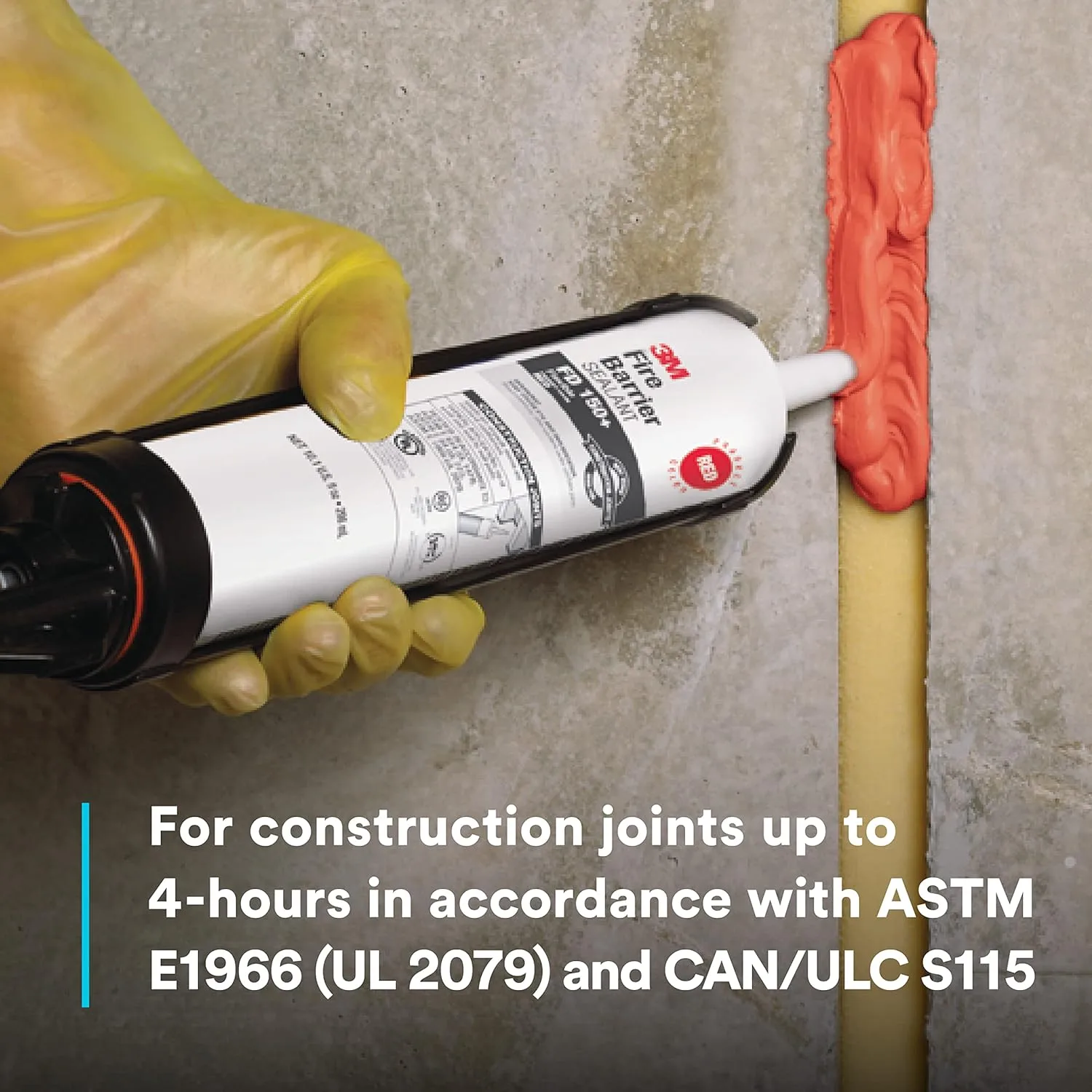 3M Fire Barrier Sealant FD 150+ Gun-Grade Latex-Based Elastomeric Firestop Seal