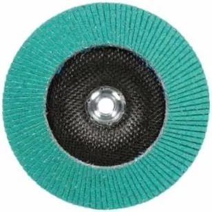 3M Flap Disc 577F, T29 4" x 5/8", 80 YF-Weight, Alumina Zirconia, Green