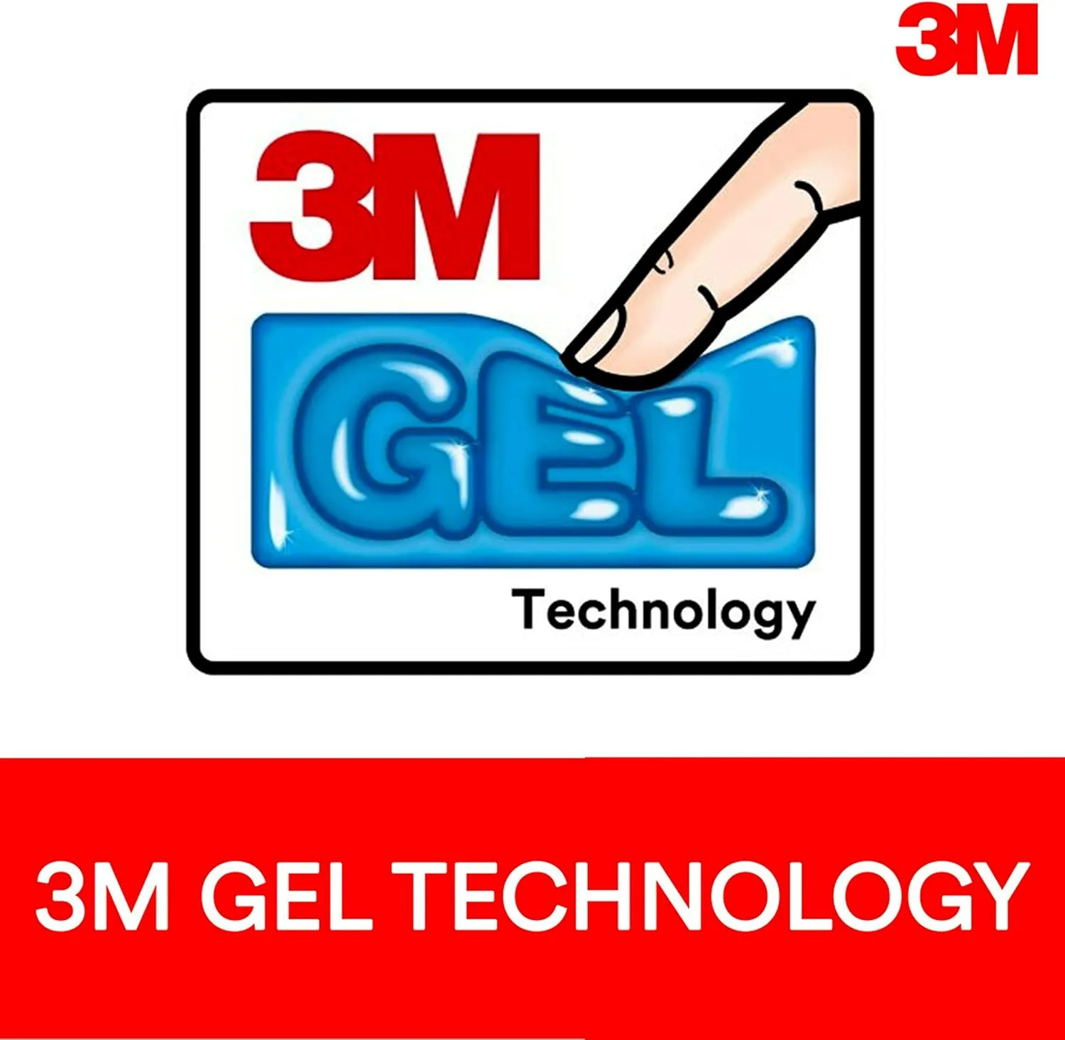 3M Large Gel Wrist Rest For Keyboards, 19.31 x 3.13 x 1.25 inches, Black - WR310LE