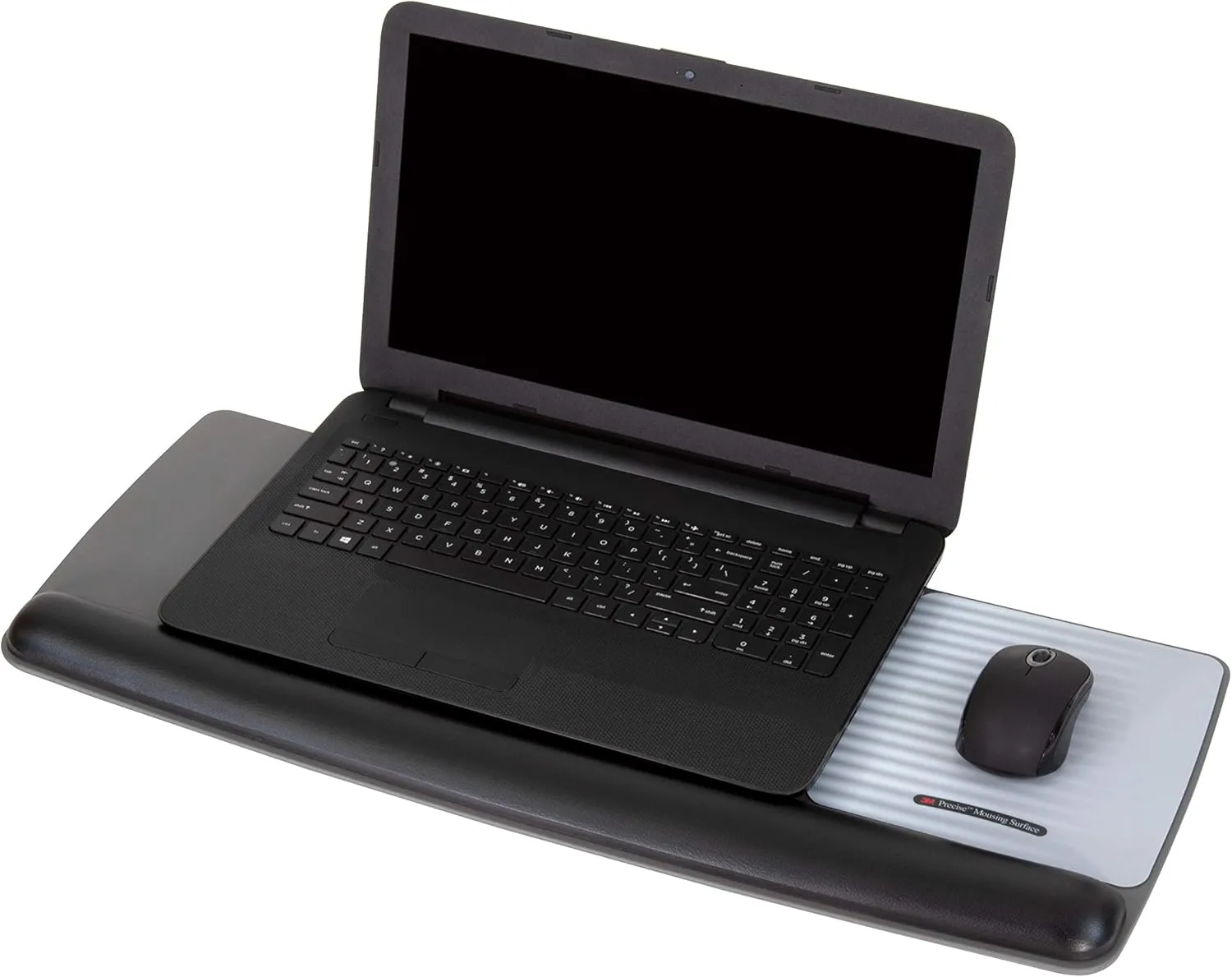 3M Gel Wrist Rest for Keyboard and Mouse with Tilt-Adjustable Platform, Precise Mouse Pad, 25.5 in x 10.6 in, Black (WR422LE)