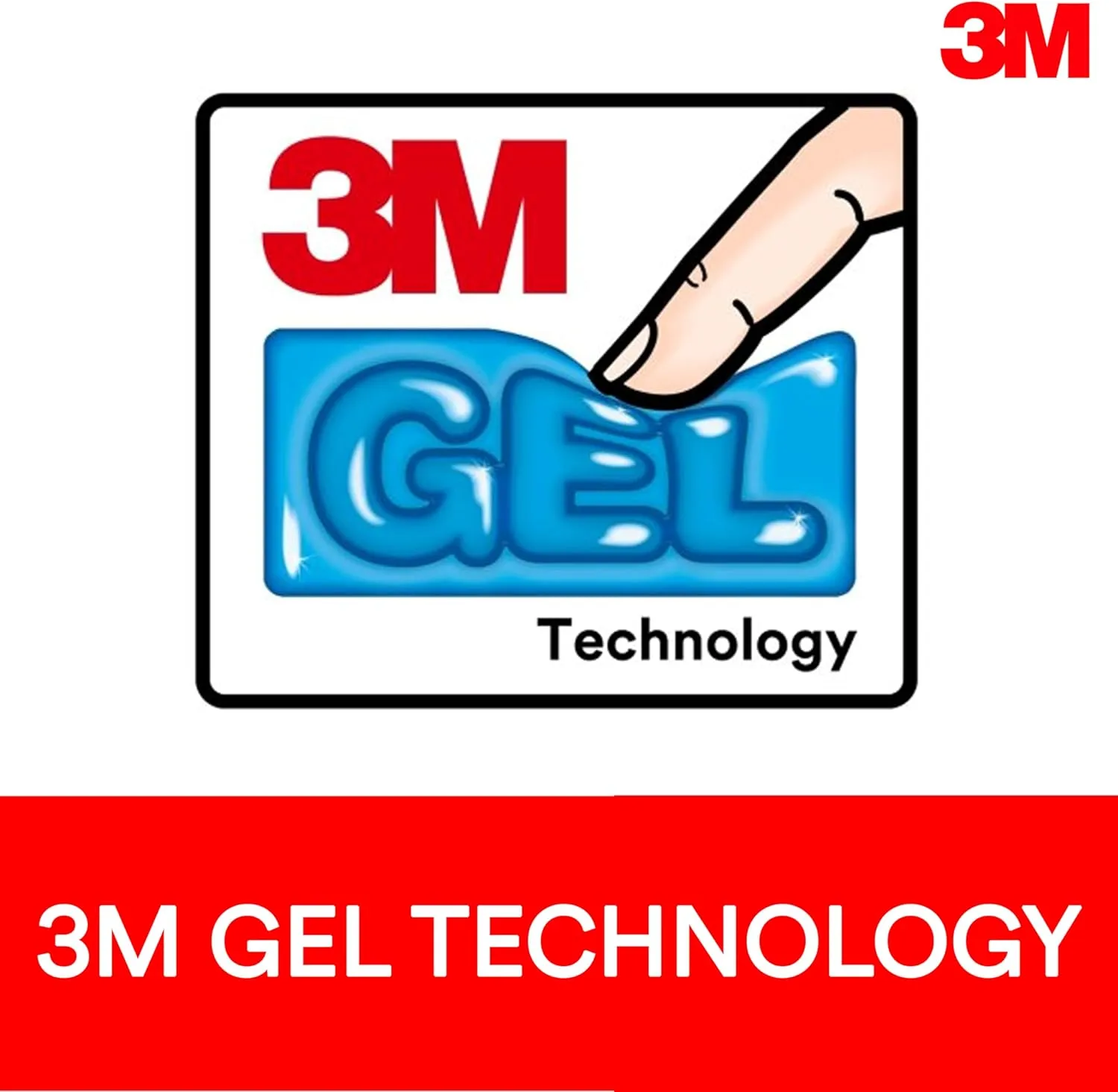 3M Gel Wrist Rest, Black Leatherette, 18 Inch Length, Antimicrobial Product Protection (WR309LE)