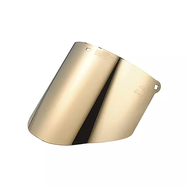 3M Total Performance Gold-Coated Face Shield Window WCP96G -00000, Polycarbonate, Clear