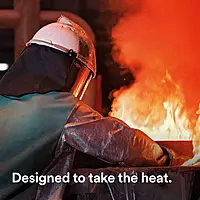 3M Total Performance Gold-Coated Face Shield Window WCP96G -00000, Polycarbonate, Clear