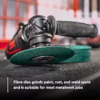 3M Green Corps Fibre Disc 36507, 5 in x 7/8 in, 40+ Grit, 20 Pack, Ceramic Abrasive Disc, Resin Bond