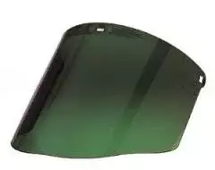 Face Shield Window, Green, 0.08" Thick