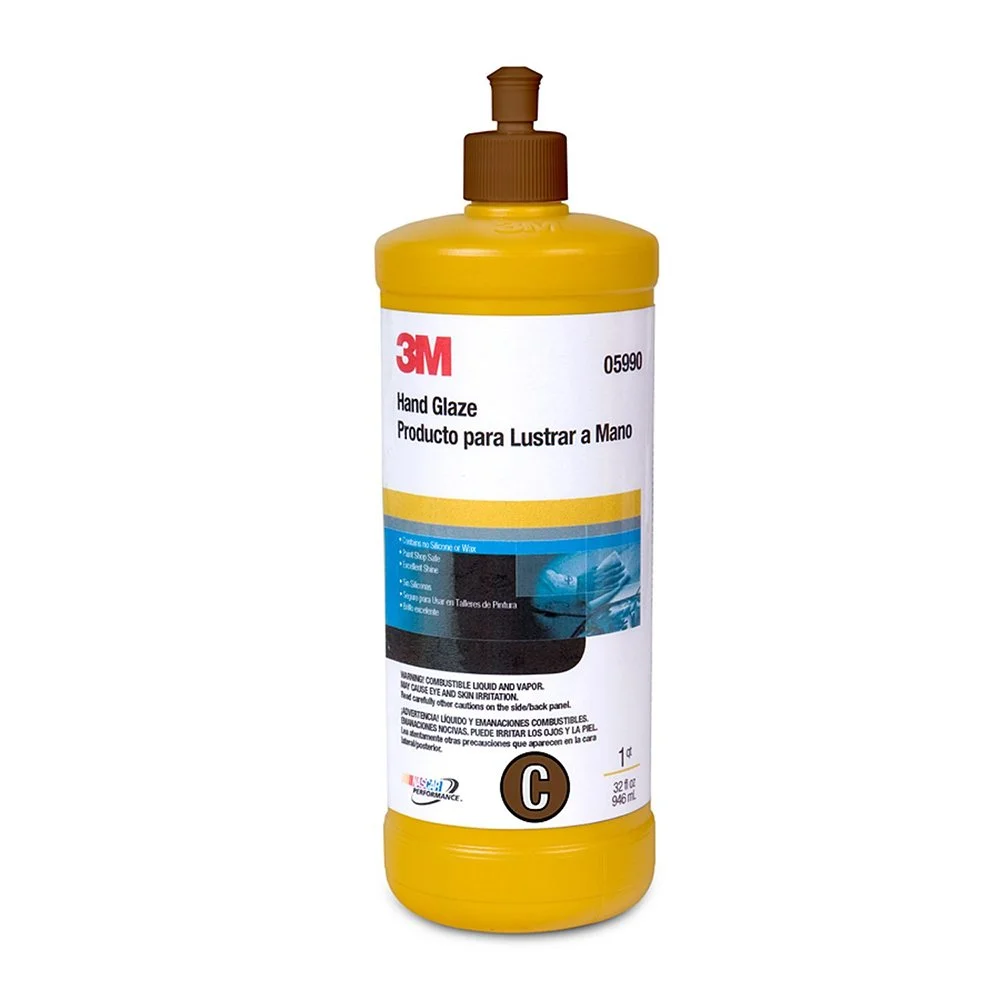 3M Hand Glaze, 05990, 1 qt (32 fl oz) 1 Quart