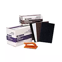 3M 32527 Standard Abrasives General Purpose Hand Pad 827505, 6 in x 9 in Coating Cut Cutting Angle Flute Maroon
