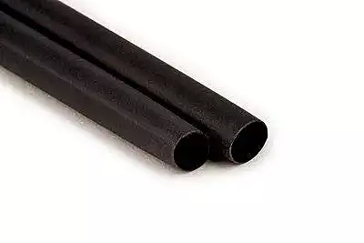 Shrink Tubing,6 in,Blk,1.1 in ID,PK25