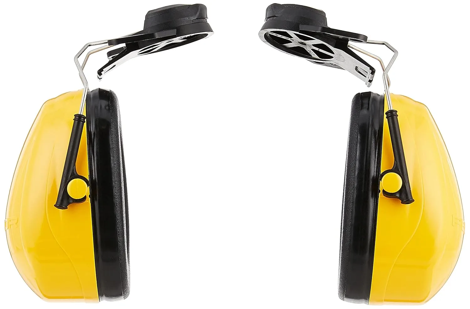 3M Helmet Attachable Earmuffs, Medium, Yellow, 1 Count