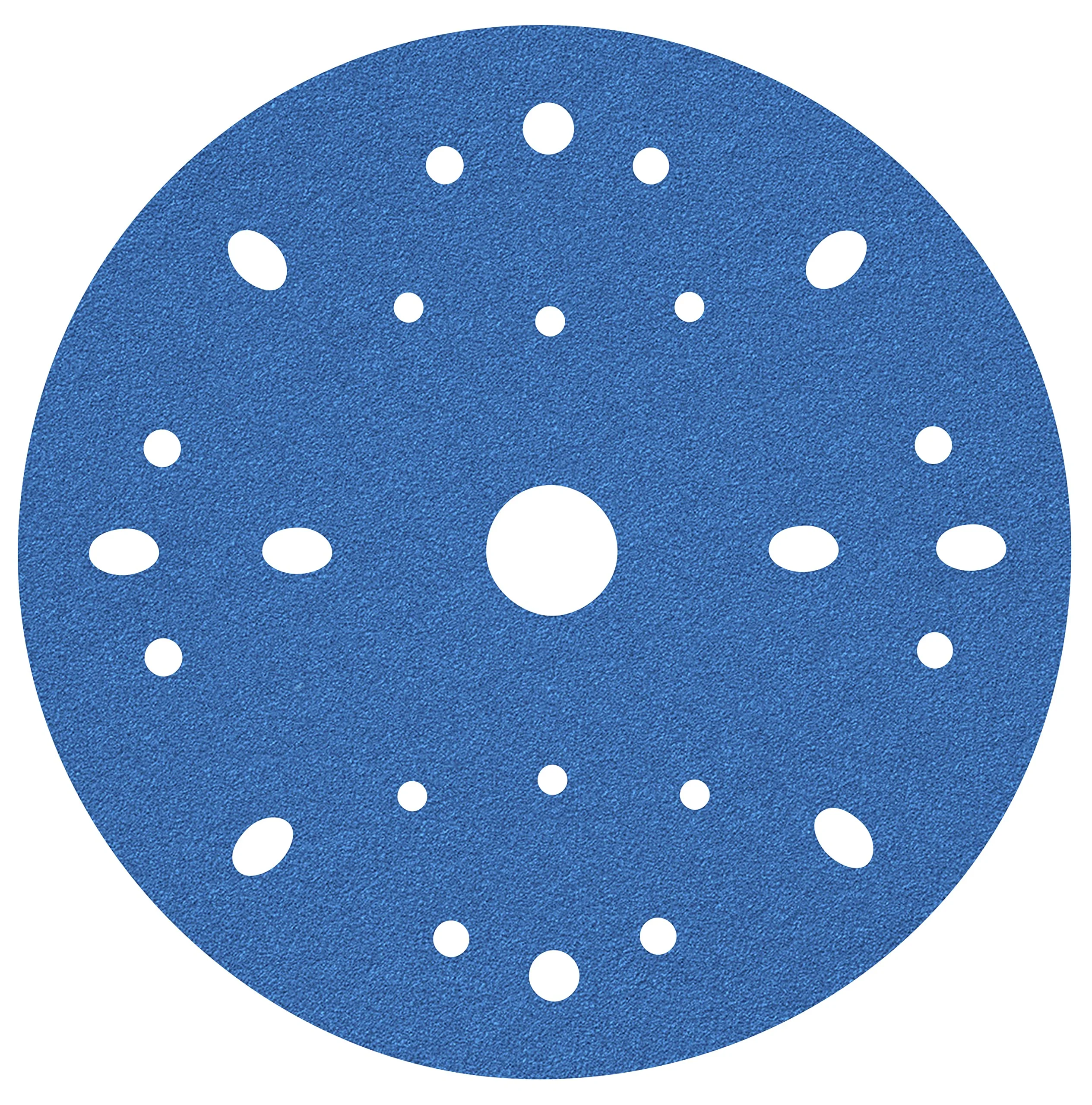 Hookit AMAPR 3M Blue Abrasive Disc Multi-Hole, 36170, 6 in, 40 Grade, 50 Discs per Carton