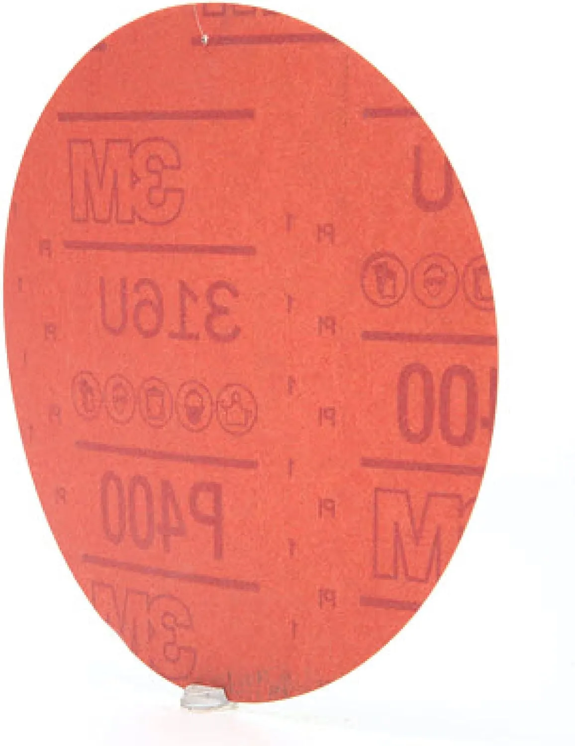 3M Hookit Red Abrasive Sanding Discs, 6 in, Pack of 50