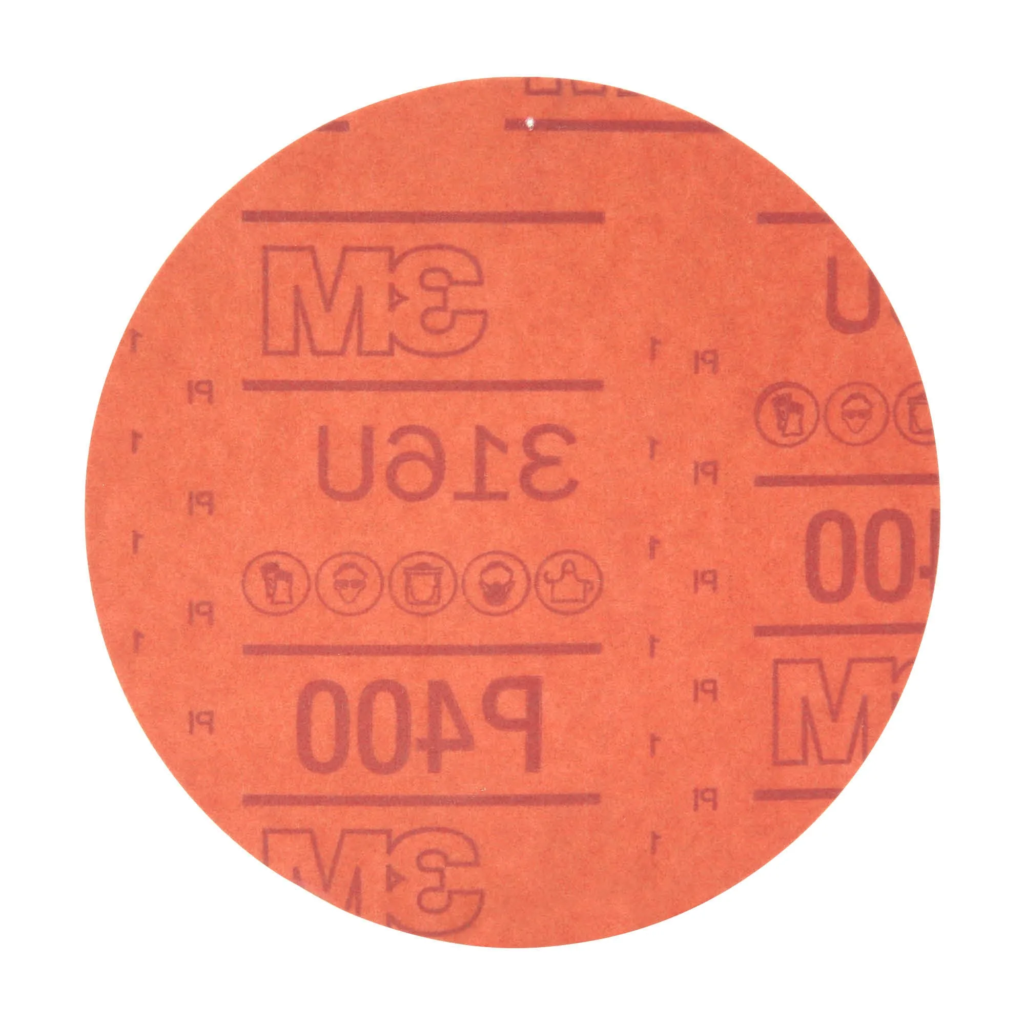 3M Hookit Red Abrasive Sanding Discs, 6 in, Pack of 50
