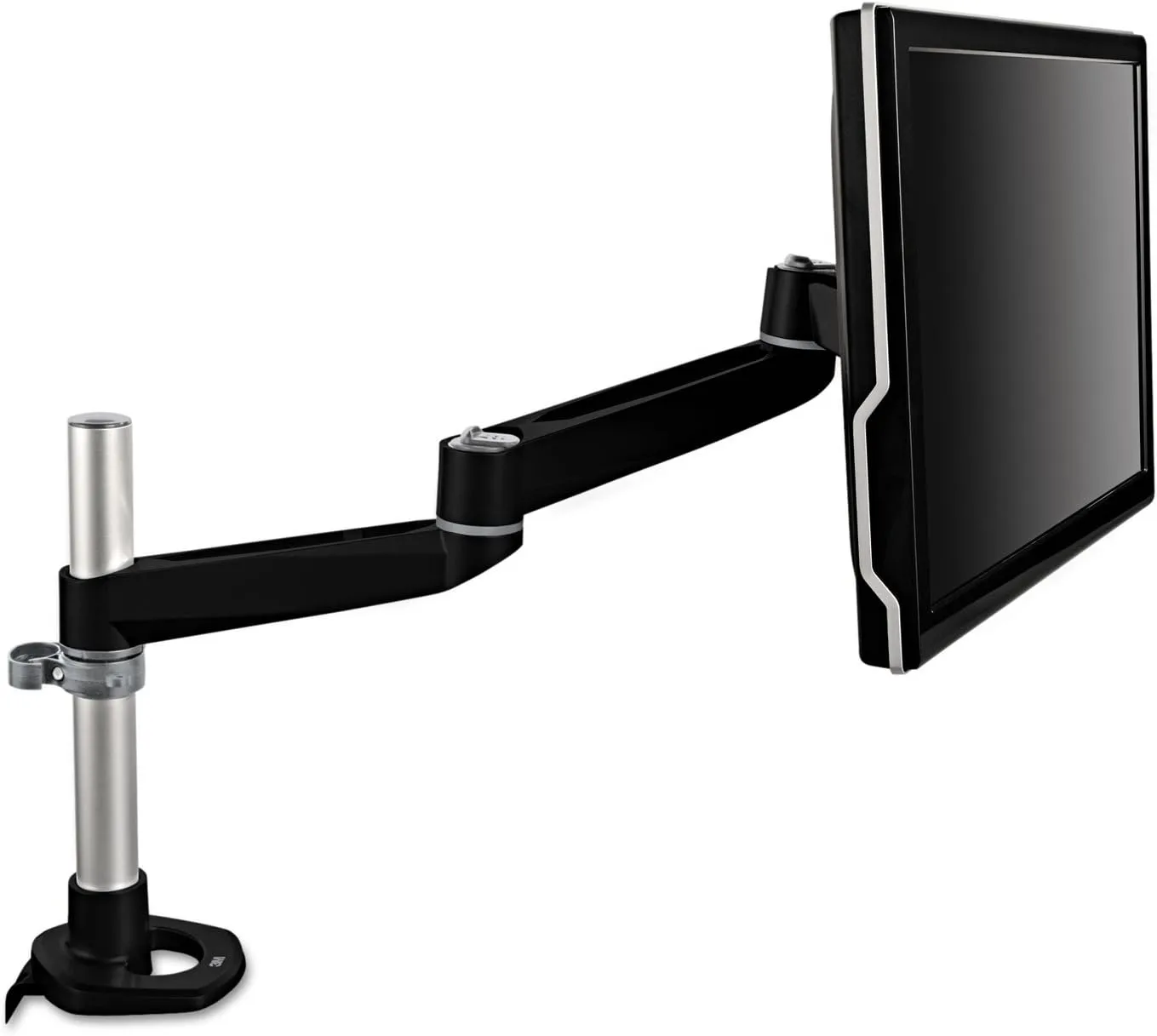 3M Dual-Swivel Monitor Arm, Desk Mount, Black (MA140MB)