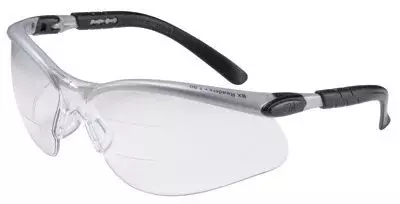 Magnifying Safety Glasses: BX, +1.5 Lens, Clear Lenses, Anti-Fog & Scratch Resistant, ANSI Z87.1;CSA Z94.3