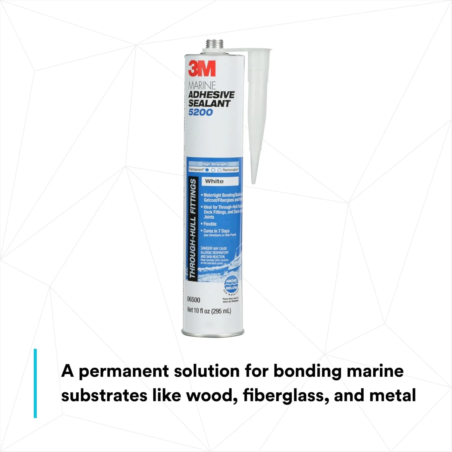 3M Marine Adhesive Sealant 5200 - Permanent Bonding and Sealing