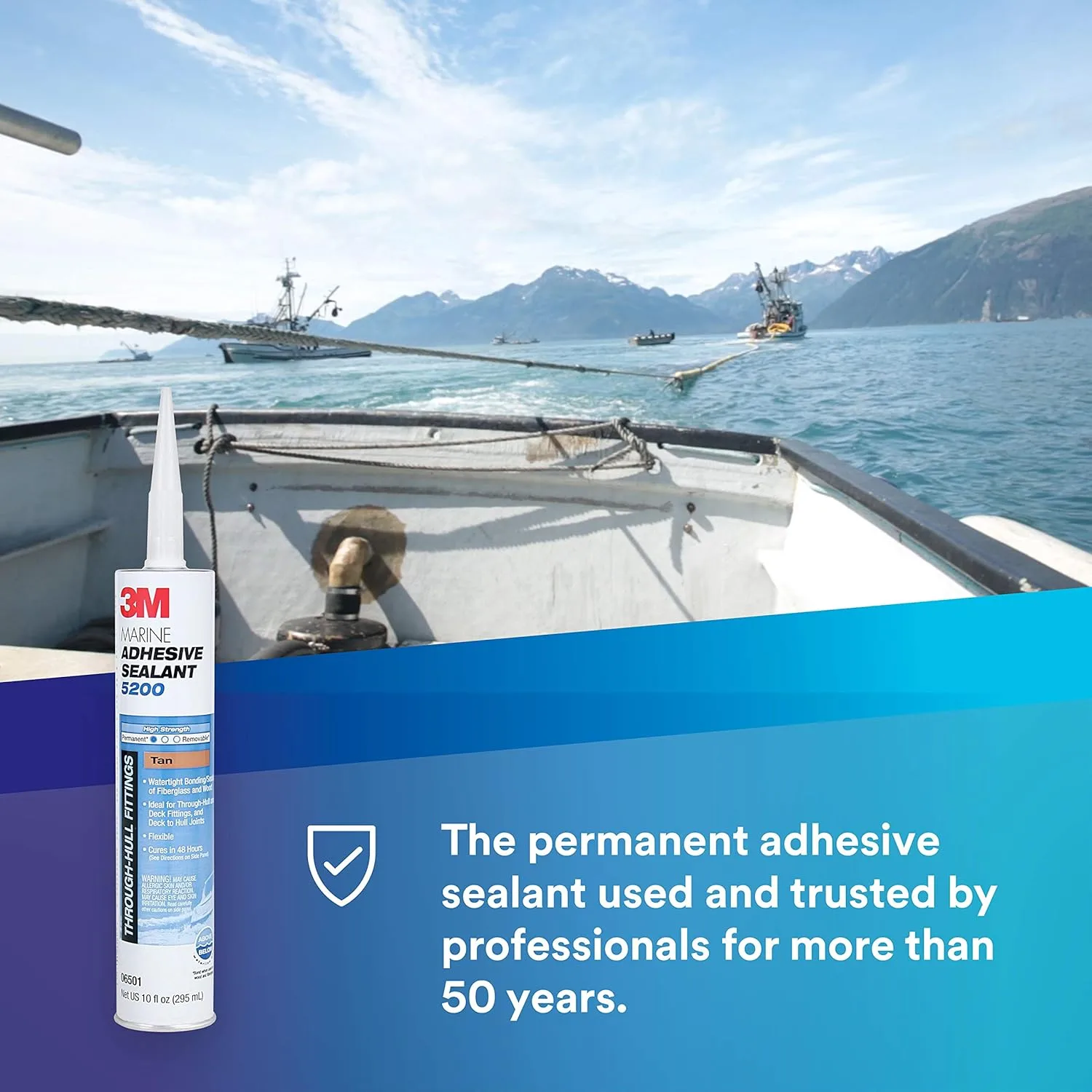 3M Marine Adhesive Sealant 5200 - Permanent Bonding and Sealing