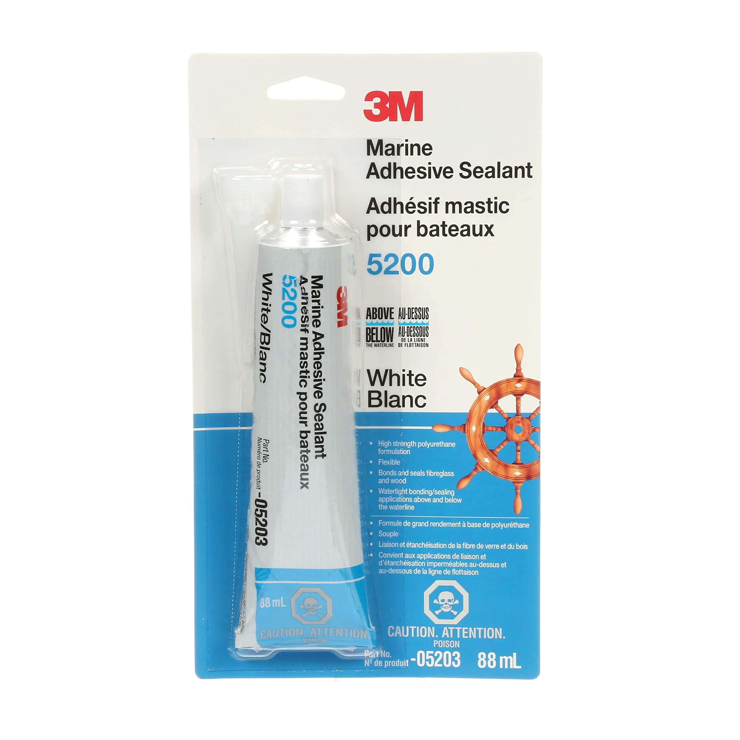3M Marine Adhesive Sealant 5200 - Permanent Bonding and Sealing