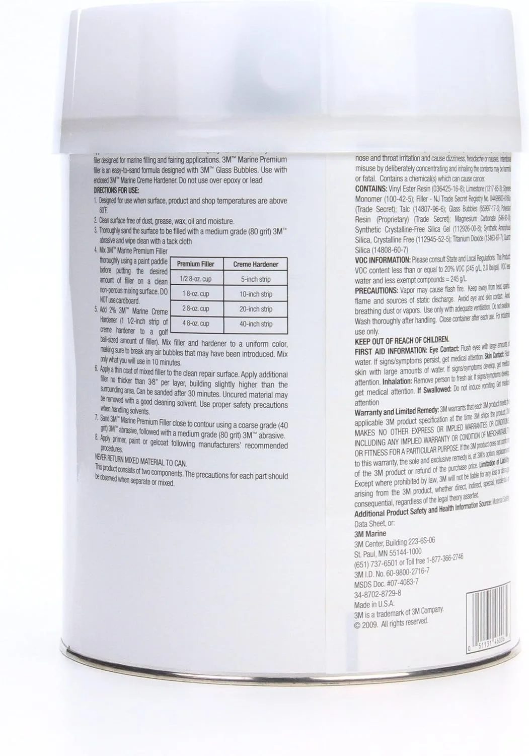 3M Marine Premium Filler