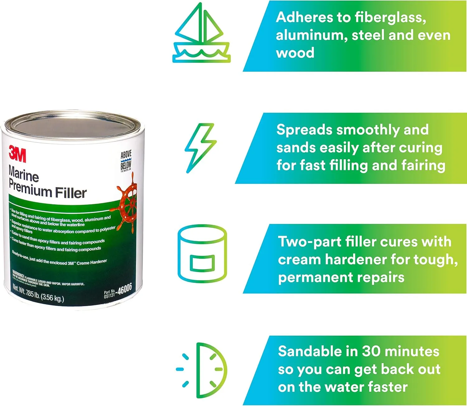 3M Marine Premium Filler