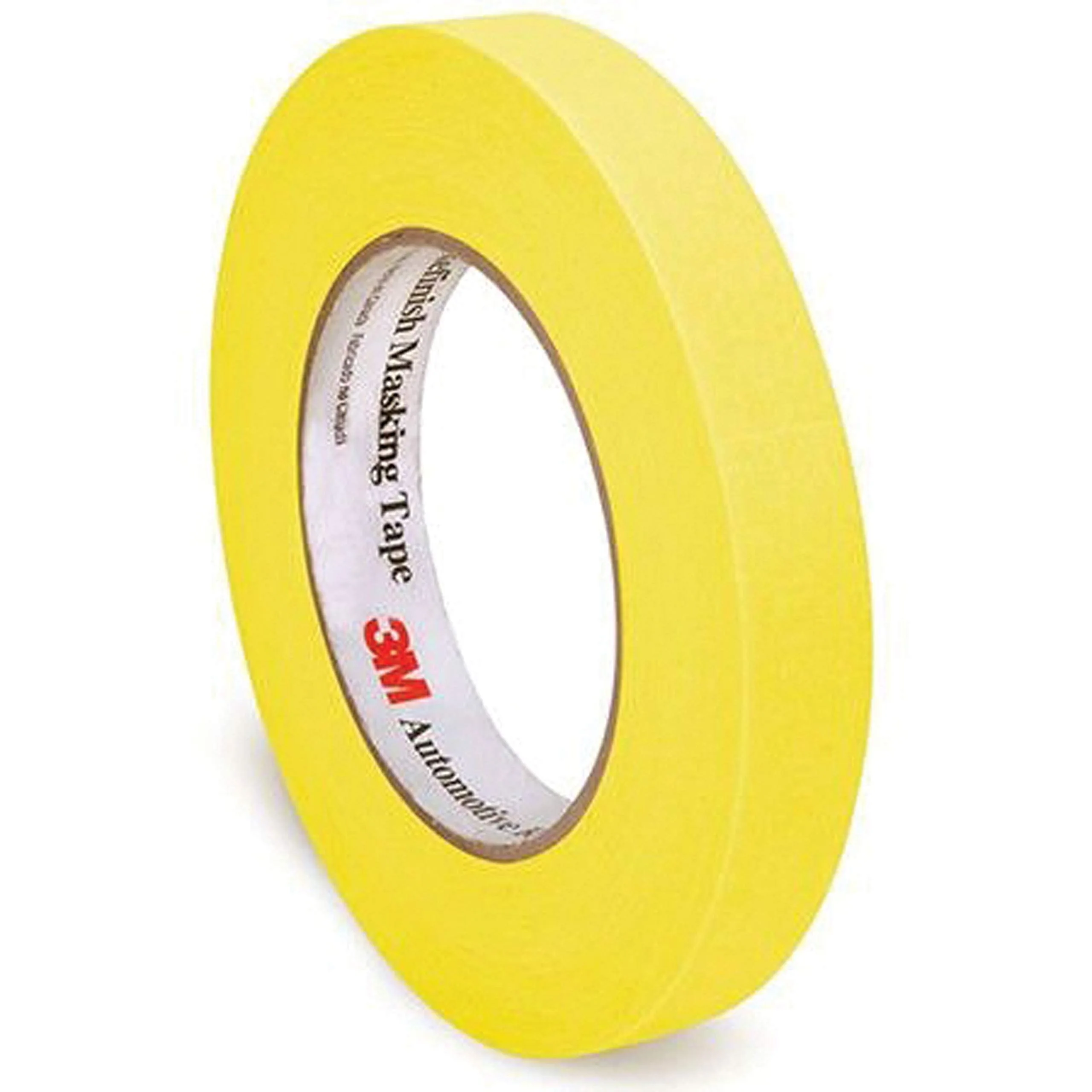 3M Automotive Refinish Masking Tape, 18 mm x 55 m, Yellow (06652)