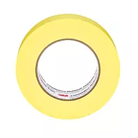 3M Automotive Refinish Masking Tape 388N, 06654, 36 mm x 55 m, Yellow, Crepe Backing, Moisture Resistant