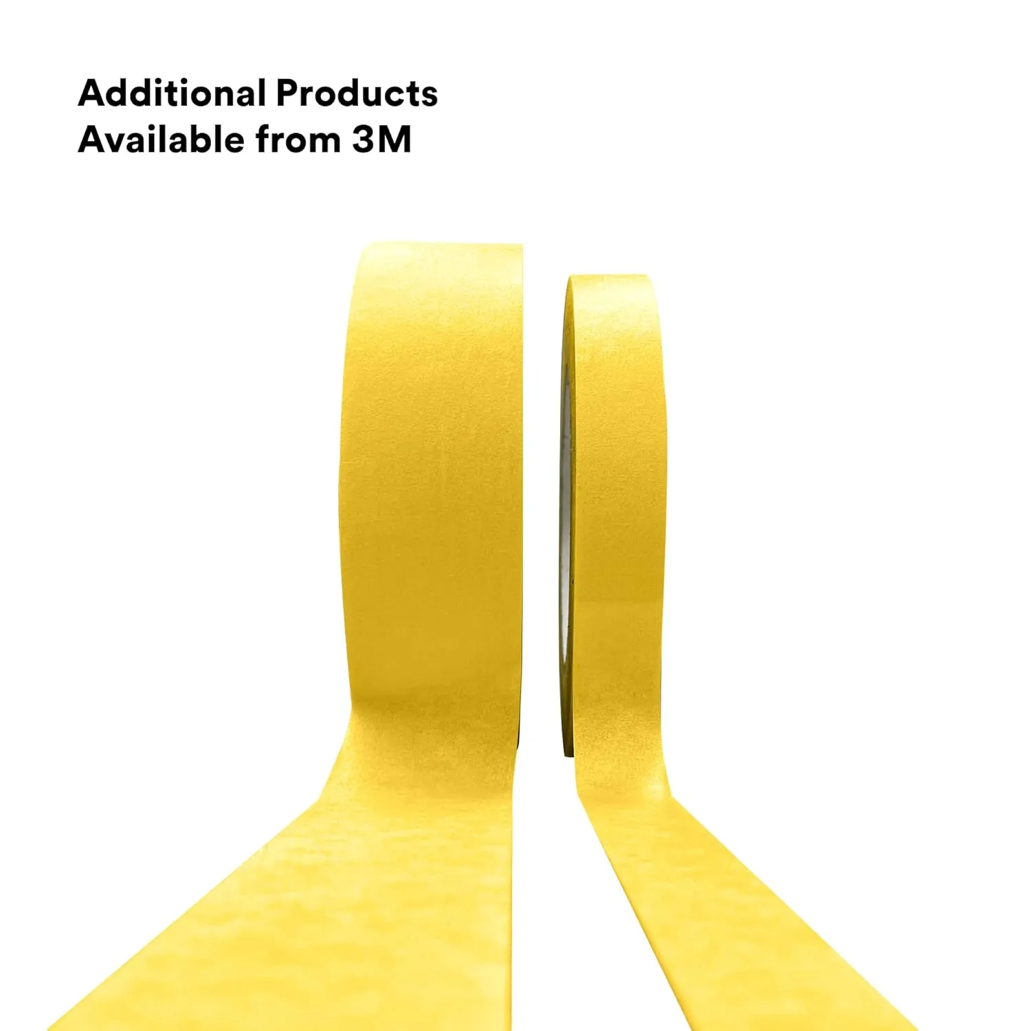 3M Automotive Refinish Masking Tape 388N, 06654, 36 mm x 55 m, Yellow, Crepe Backing, Moisture Resistant
