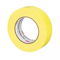 3M Automotive Refinish Masking Tape 388N, 06654, 36 mm x 55 m, Yellow, Crepe Backing, Moisture Resistant