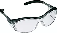 3M Nuvo Anti-Fog Safety Glasses, Translucent Gray Frame, Clear Lens