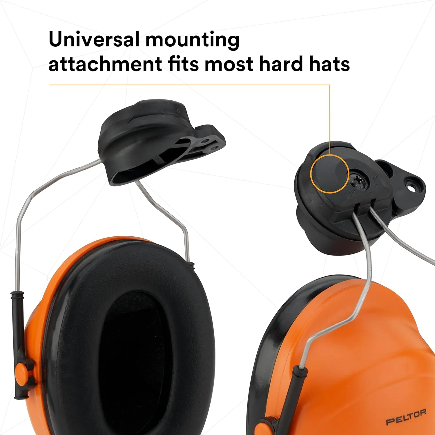 3M PELTOR Earmuff Assembly M-985/37333(AAD), for Versaflo M-100 and M-300 Products, Pair, 1 EA/Case