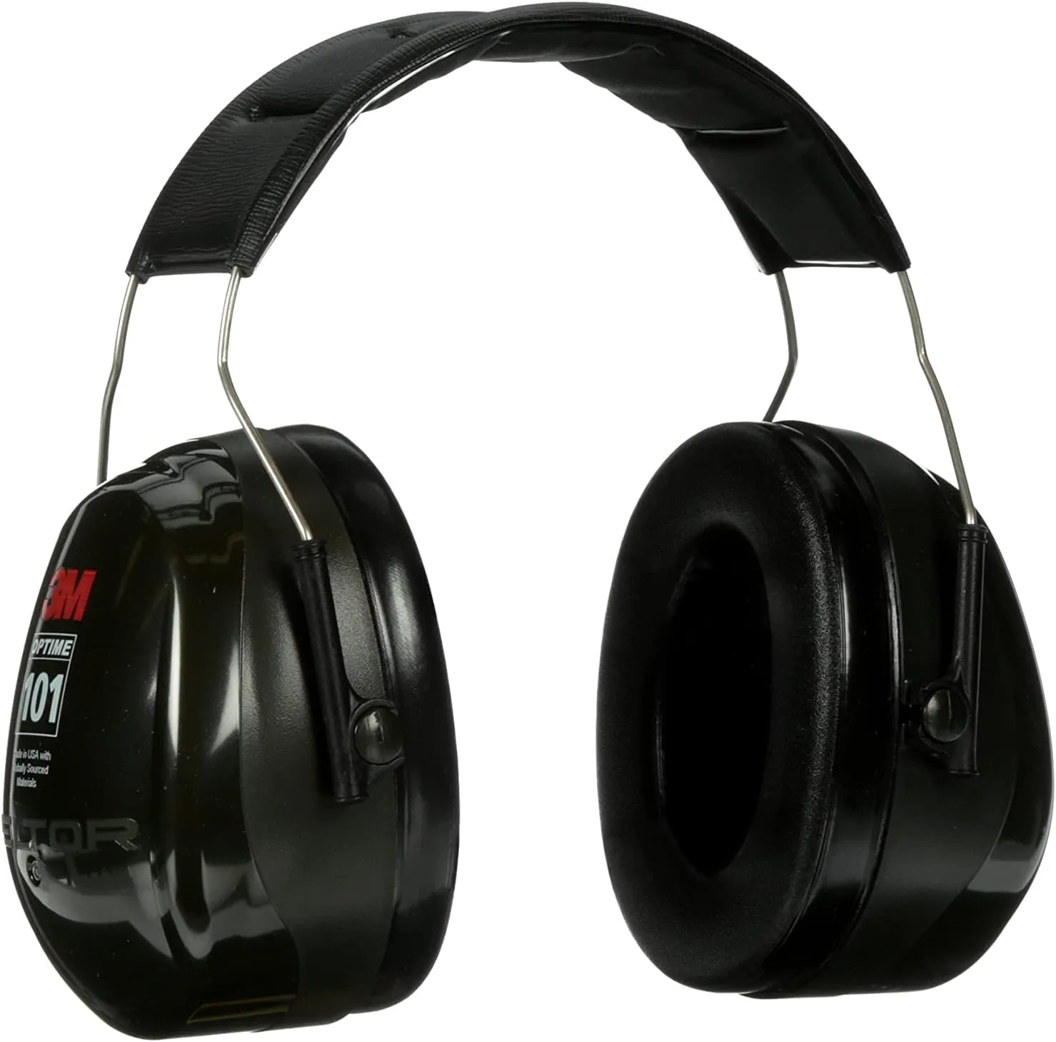 3M - CASH7A Peltor Optime 101 Over-the-Head Earmuff, Hearing Protection, NRR 27dB Green
