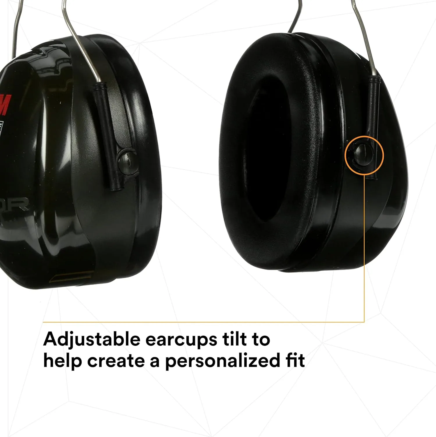 3M - CASH7A Peltor Optime 101 Over-the-Head Earmuff, Hearing Protection, NRR 27dB Green