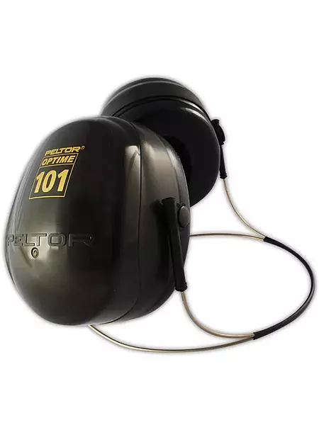 3M 10093045080721 Peltor Optime 101 Non-Electronic Muff, NRR 26 DB, Black, Standard