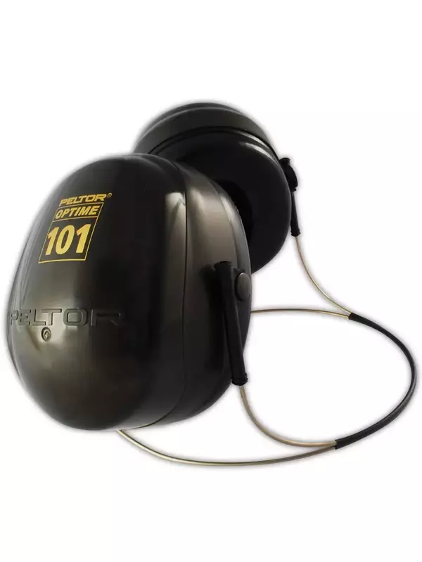 3M 10093045080721 Peltor Optime 101 Non-Electronic Muff, NRR 26 DB, Black, Standard