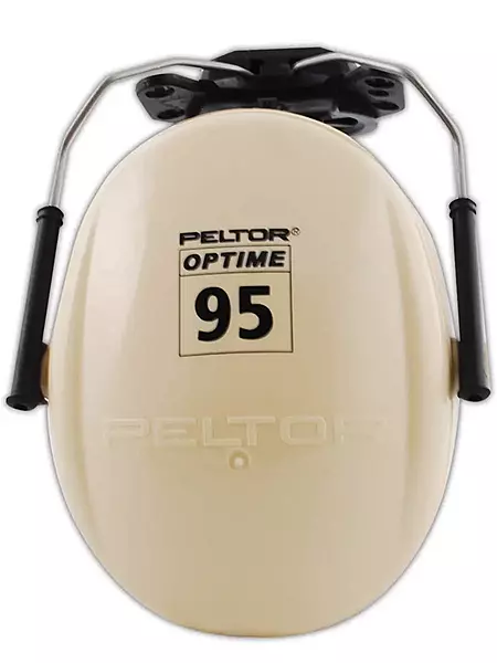 3M 10093045080653 Peltor Optime 95 Non-Electronic Muff, NRR 21 DB, White, Standard