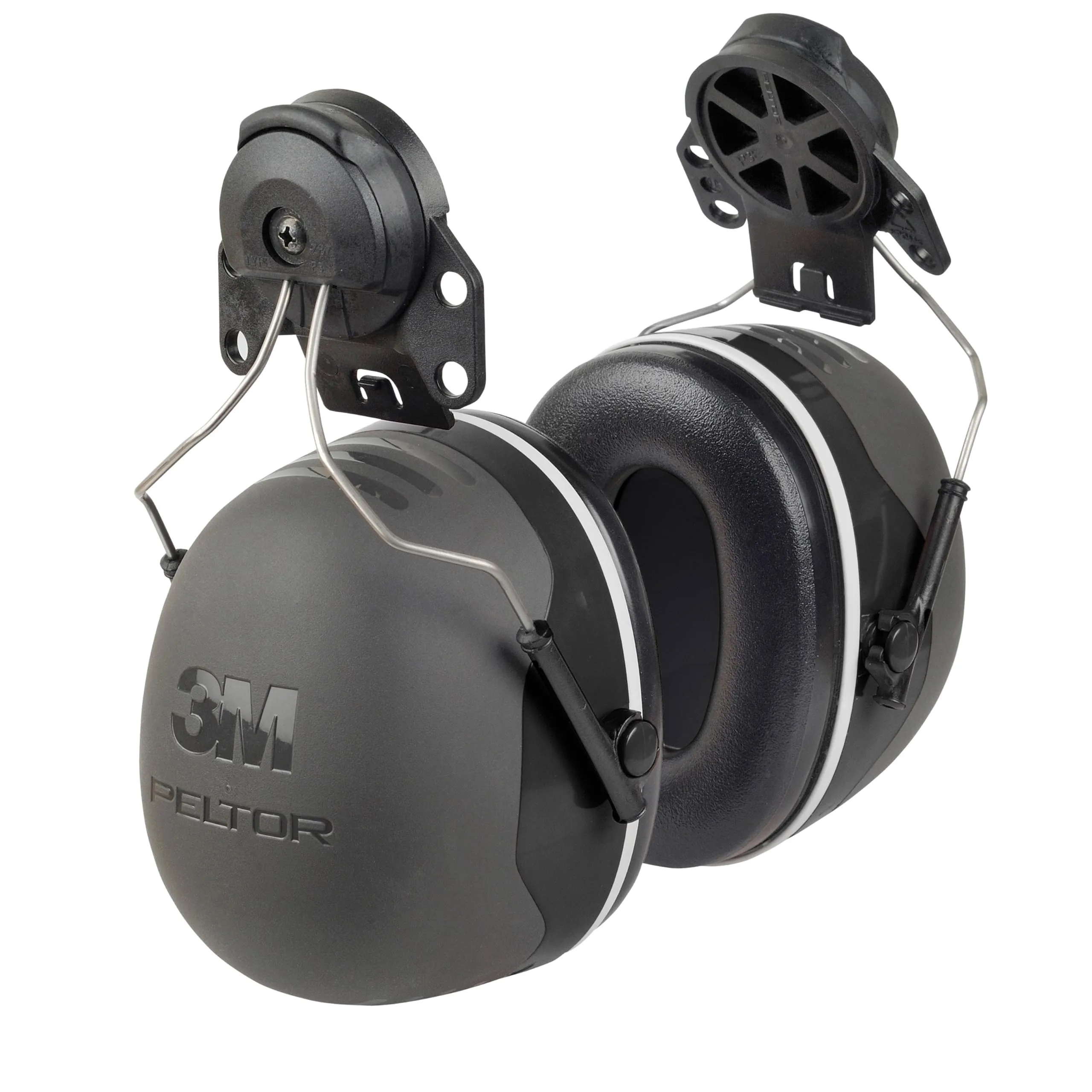 3M PELTOR Ear Muff Hearing Protection, X5 Series, Noise Protection NRR 21 dB, Construction, Manufacturing, Automotive One Size Fits Most Cap Style Hard Hat Attached