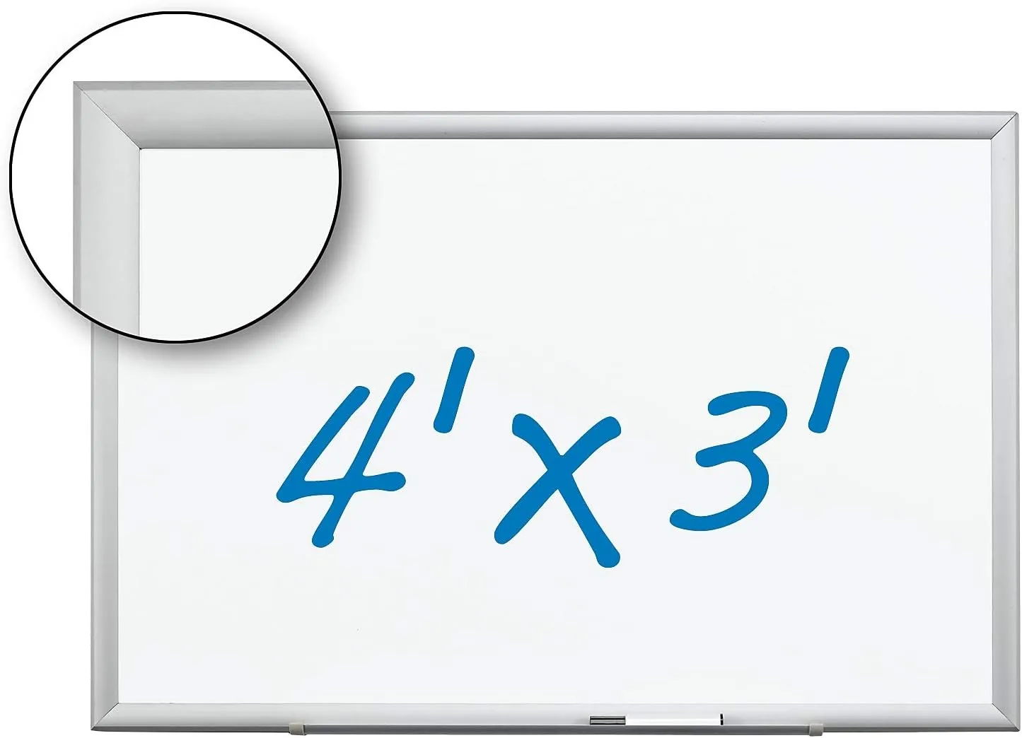 3M Porcelain Dry Erase Board with Aluminum Frame