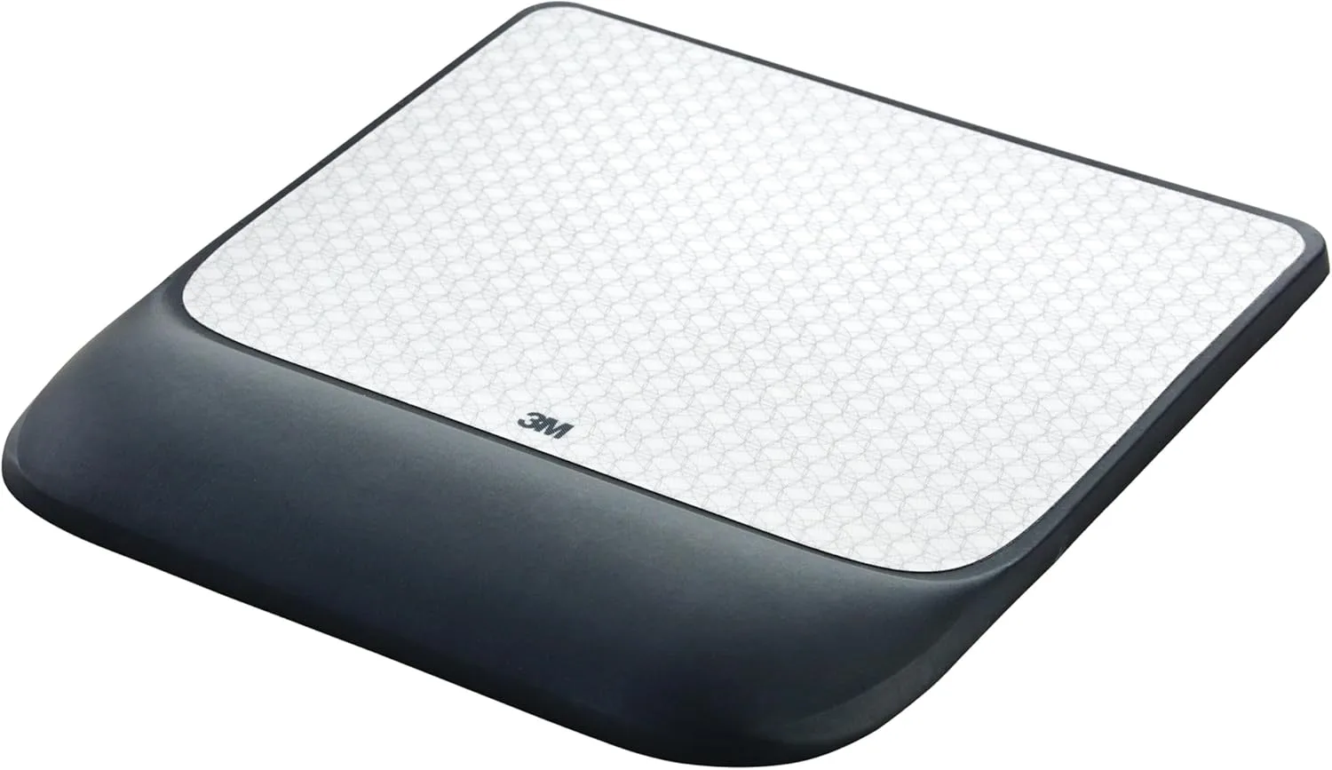 3M Precise Mouse Pad with Gel Wrist Rest, MW85B, Black/Gray, 9.2 x 8.6 in