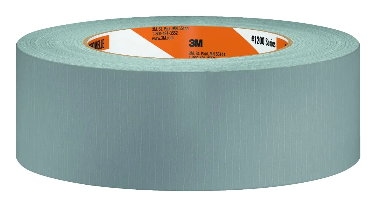 3M Pro Strength Duct Tape, 1.88 in x 60 yds, Professional-Grade Multi-Purpose Tape, Powerful Adhesive, Long-Lasting Bond, Ideal for Industrial & HVAC Use, Excellent Strength For Durability (1260-A)